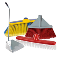 Brooms and shovels